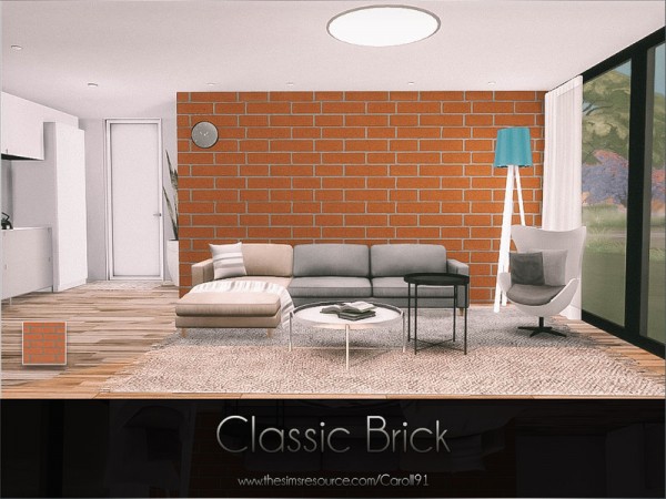  The Sims Resource: Classic Brick by Caroll91