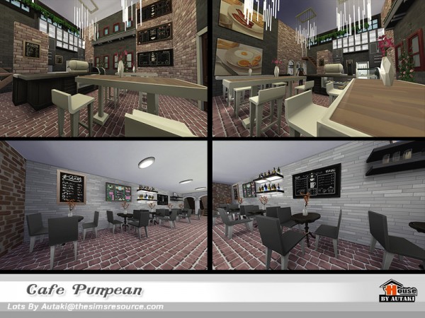  The Sims Resource: Cafe Punpean NoCC by autaki