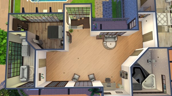  Mod The Sims: Big Fancy House by xperimental.sim