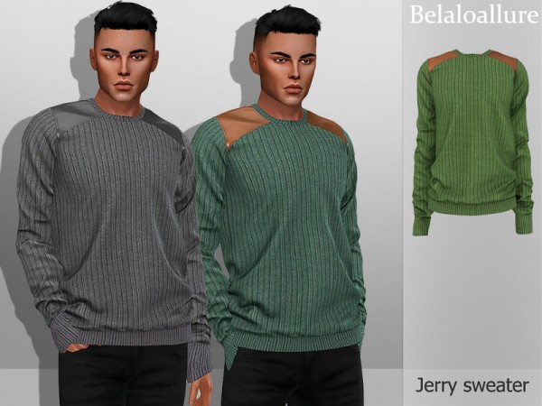  The Sims Resource: Belaloallure Jerry sweater by belal1997