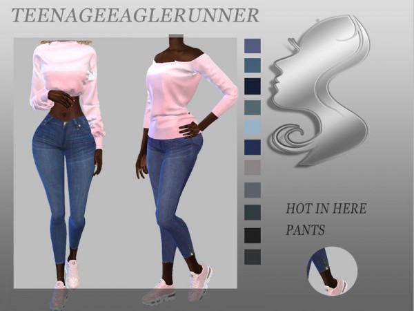  The Sims Resource: Hot in Here Pants by Teenageeaglerunner
