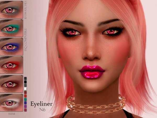  The Sims Resource: Eyeliner N6 by Suzue
