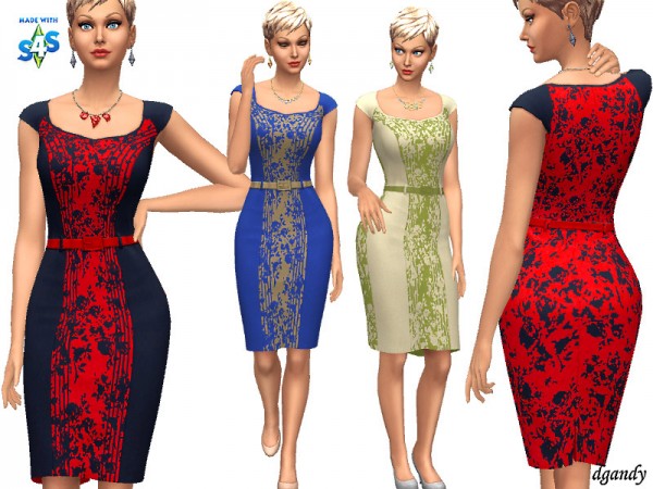 The Sims Resource: Dress 20200320 by dgandy