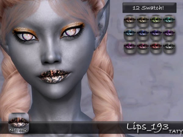  The Sims Resource: Lips 193 by Taty