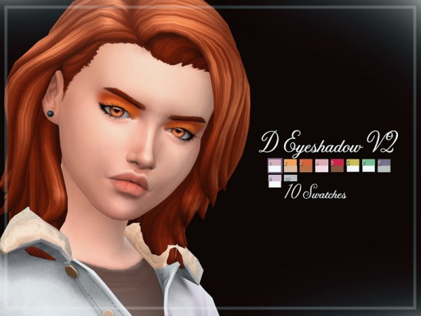  The Sims Resource: D Eyeshadow V2 by Reevaly