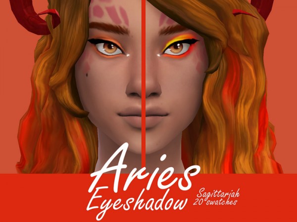 The Sims Resource: Aries Eyeshadow by Sagittariah