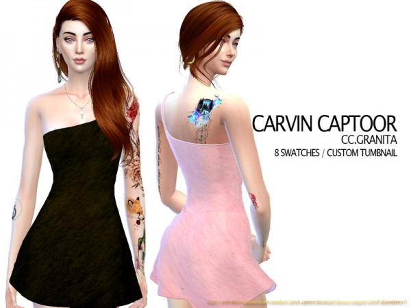  The Sims Resource: Granita Dress by carvin captoor