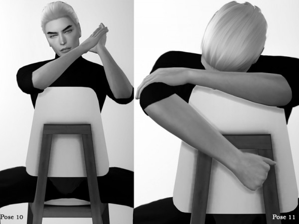  The Sims Resource: Black Line   Pose Pack by Beto ae0