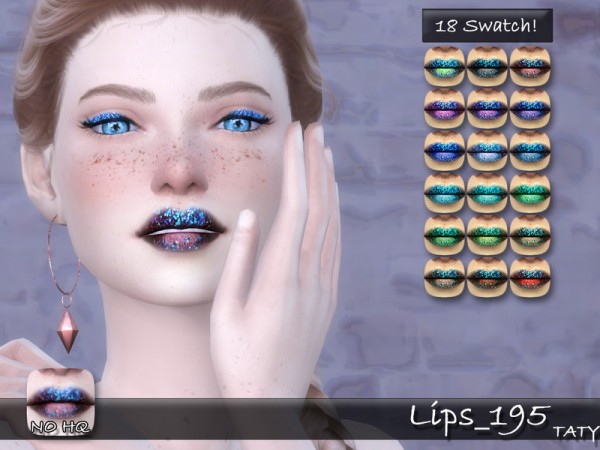  The Sims Resource: Lips 195 by tatygagg