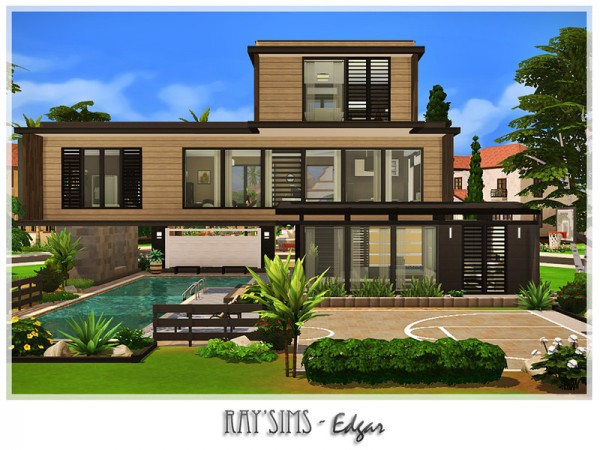  The Sims Resource: Edgar House by Ray Sims