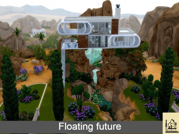  The Sims Resource: Floating Future House by GenkaiHaretsu