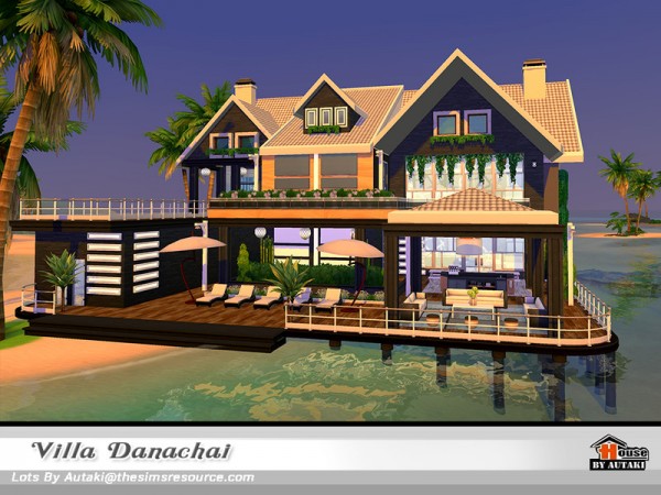  The Sims Resource: Villa Danachai NoCC by autaki