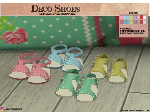  Simtographies: Deco Shoes