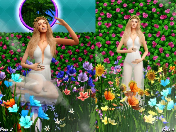  The Sims Resource: Flowers   Pose Pack by Beto ae0