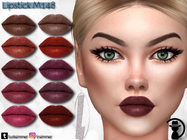  The Sims Resource: Lipstick M148 by turksimmer