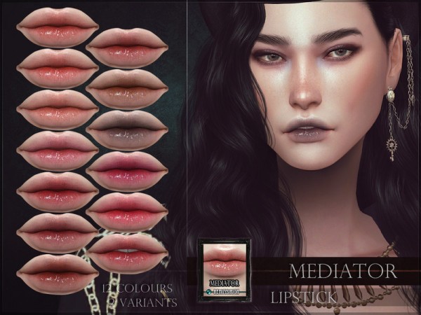  The Sims Resource: Mediator Lipstick by RemusSirion