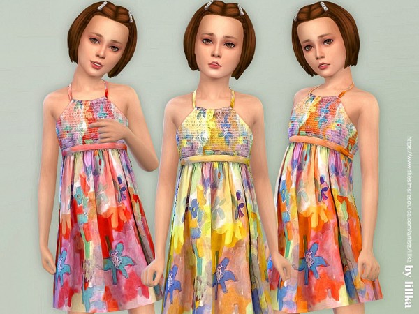  The Sims Resource: Girls Dresses Collection P138 by lillka