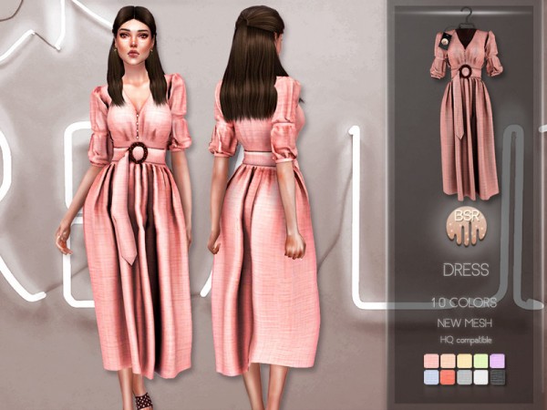  The Sims Resource: Dress BD219 by busra tr