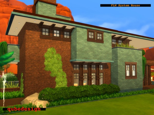  The Sims Resource: System House No CC by QubeDesign