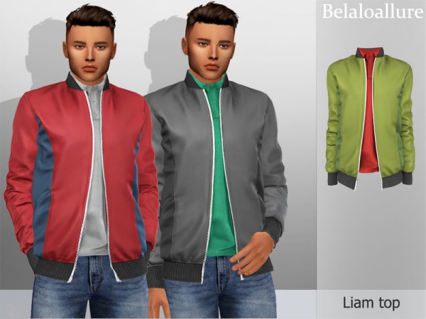  The Sims Resource: Belaloallure Liam top by belal1997