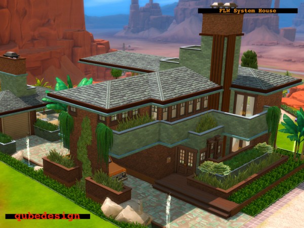  The Sims Resource: System House No CC by QubeDesign