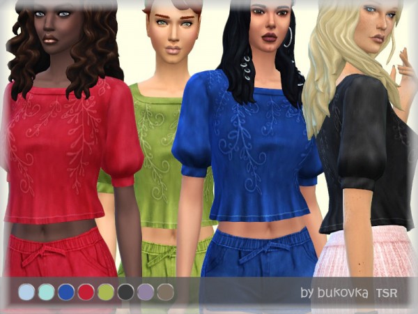  The Sims Resource: Shirt and Denim by bukovka
