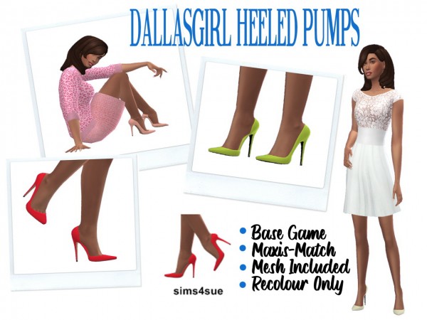  Sims 4 Sue: Heeles Pumps