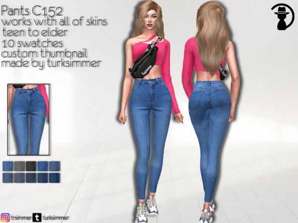  The Sims Resource: Pants C152 by turksimmer