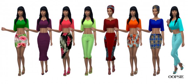  Sims 4 Sue: Cropped Blouse
