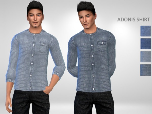  The Sims Resource: Adonis Shirt by Puresim