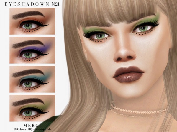  The Sims Resource: Eyeshadow N21 by Merci