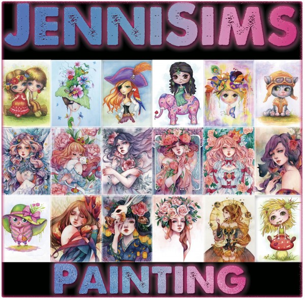  Jenni Sims: Collection Paintings Social Network