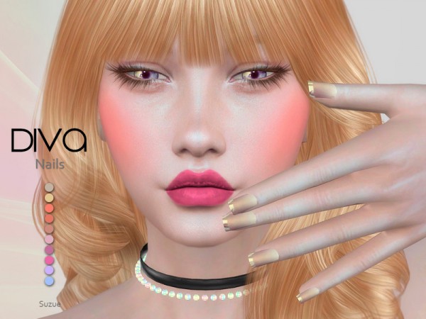  The Sims Resource: Diva Nails by Suzue