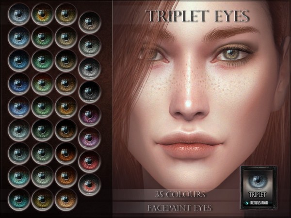  The Sims Resource: Triplet Eyes by RemusSirion