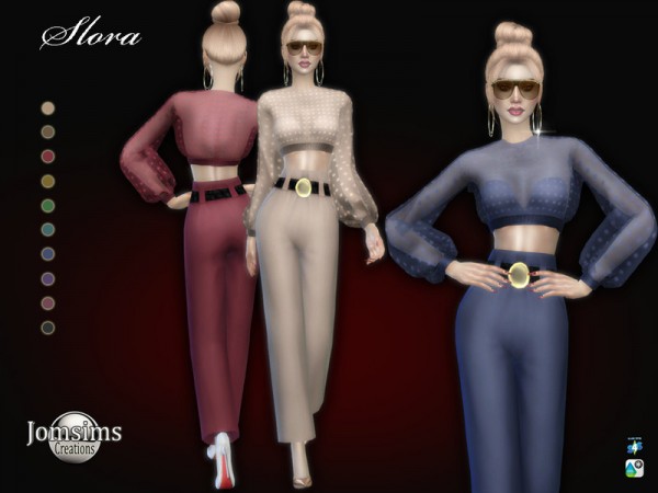  The Sims Resource: Slora outfit by jomsims