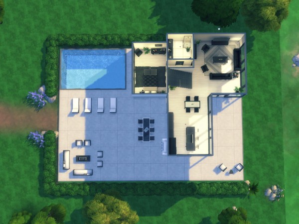  The Sims Resource: Modern Vacation Home by Summerr Plays