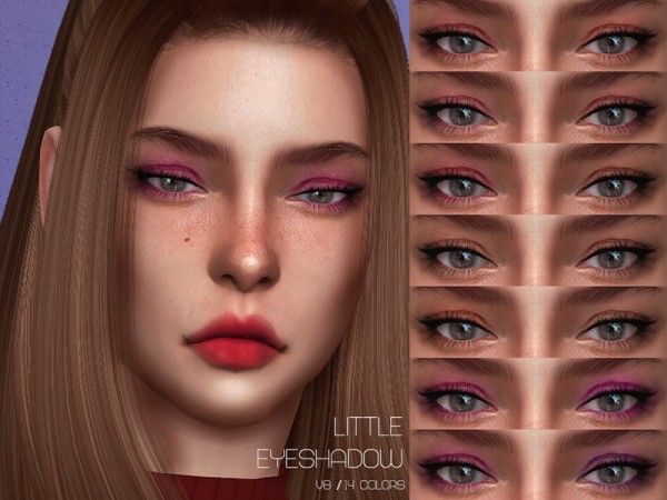  The Sims Resource: Little Eyeshadow V8 by Lisaminicatsims