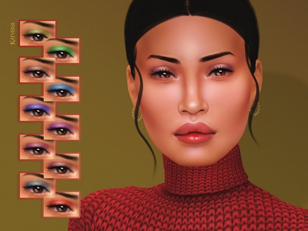  The Sims Resource: Sereya Eyeshadow by KatVerseCC