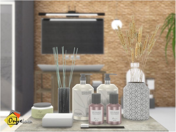  The Sims Resource: Limoges Bathroom Accessories by Onyxium