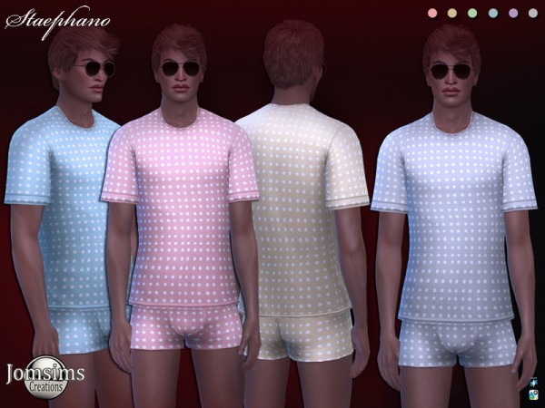  The Sims Resource: Sthaephano pajama by jomsims