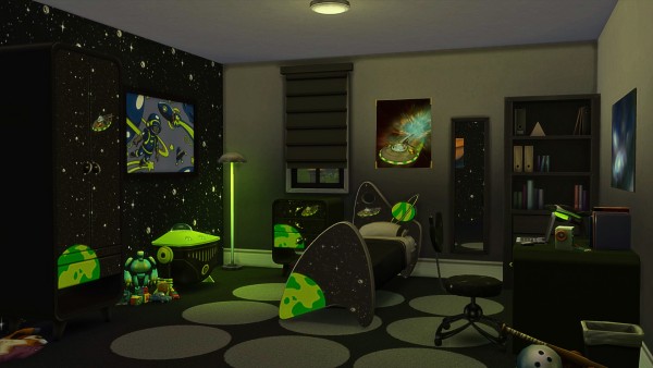  Mod The Sims: Andromeda Bedroom Set by simsi45