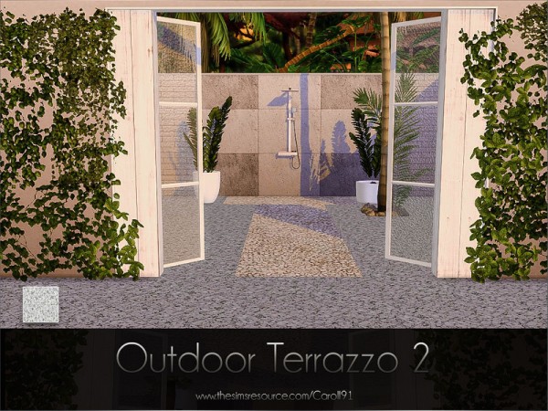  The Sims Resource: Outdoor Terrazzo 2 by Caroll91
