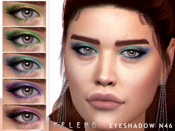  The Sims Resource: Eyeshadow N46 by Seleng
