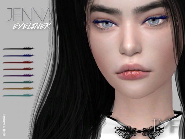  The Sims Resource: Jenna Eyeliner N.85 by IzzieMcFire