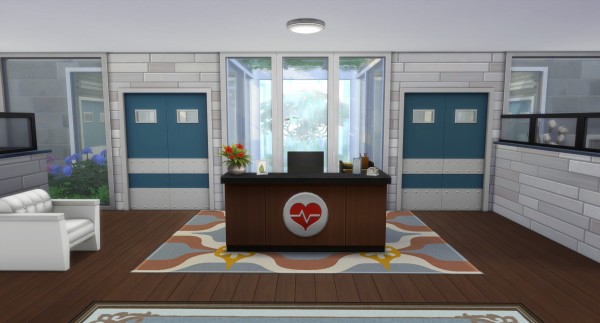  Mod The Sims: Heartstone Medical Center: CC Free Version by chicagonative