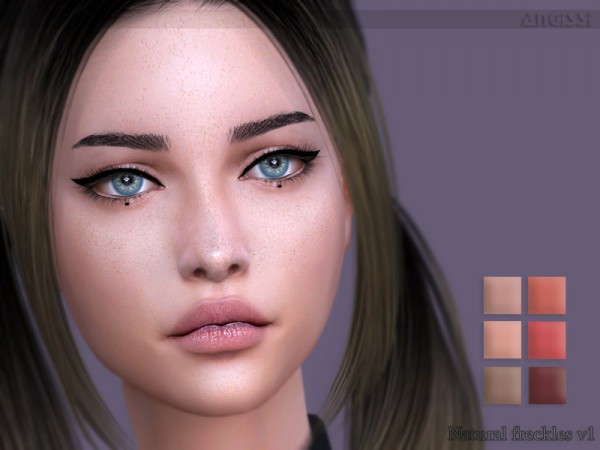 The Sims Resource: Natural freckles v1 by ANGISSI