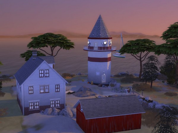  KyriaTs Sims 4 World: The lighthouse keepers house