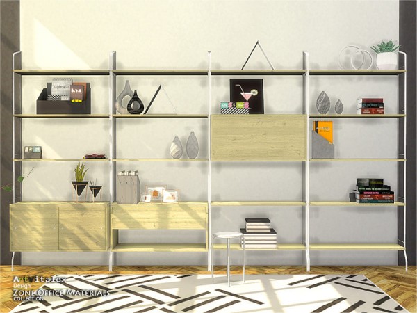  The Sims Resource: Zone Office Materials by ArtVitalex