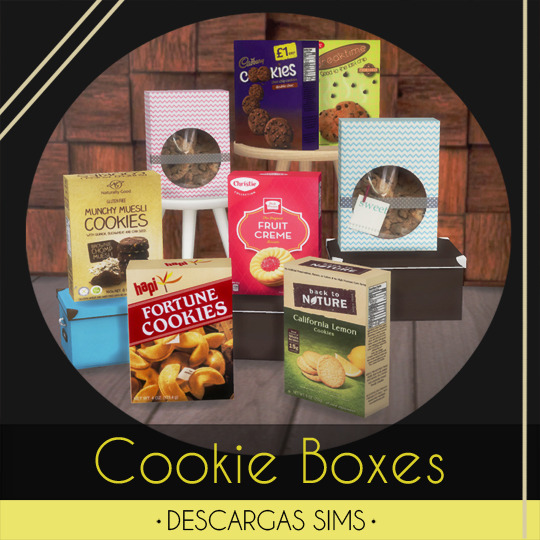  Descargas Sims: Cookie Boxes