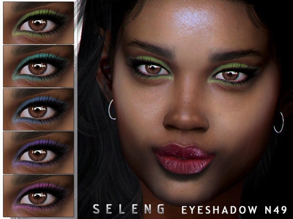 The Sims Resource: Eyeshadow N49 by Seleng